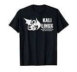 Backtrack Kali Linux - Drache und Slogan (Distressed Look) T-S