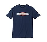 HARLEY-DAVIDSON Herren T-Shirt aus Baumwolle Stacked Graphic Tee Shirt Männer Kurzarm Oberteil mit Rippstrick Rundhals, M