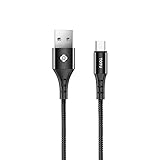 Shangya Länge: 1m(schwarz), BMA- 022 kantige Serie Micro-Ladekabel (Color : Black)