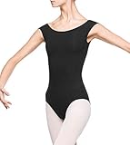 Arabesque Klassische Tanzkleidung Damen Ballettanzug Body Raymonda (Schwarz, M)