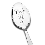 Teelöffel mit Gravur aus Edelstahl, beste Mutter, Geschenk für Teeliebhaber, Geschenk für Mutter, Geburtstag, Muttertag, W