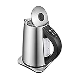 Wasserkocher, 2200W Edelstahl Wasserkocher mit Temperatureinstellung 40-100 Grad, 1.7L Teekocher mit Warmhaltefunktion, 6 Programmierbare Temperaturregelung mit Auto-Start, Überhitzung