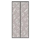 TINE Dicker magnetischer Thermo-Türvorhang winddichter Kälteschutz Trennvorhang Haushalt schalldichte Baumwolle Vorhang 110 x 210 cm 120 x 210