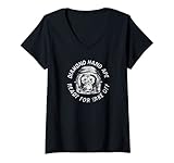 Damen Diamond-Hand Ape Ready For Take Over start gme rocket T-Shirt mit V