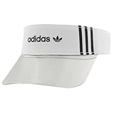 adidas Originals Tinted Plastic Shade Visor, White, One S