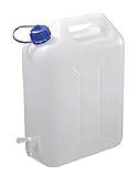 Carpoint 0110073 Wasserkanister mit Hahn 10L, Weiß