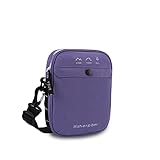 Sherpani SUKI Crossbody Geldbörse mit Mini Münzgeldbörse Nylon Crossbody Tasche Kleine Umhängetasche Crossbody Tasche Geldbörse für Damen, iris, S
