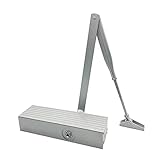 LNHJZ Hydraulischer Federtürschließer mit verstellbarem Arm, automatischer Türschließer für den gewerblichen und privaten Gebrauch, geeignet für Türgewicht 25-85kg