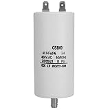 Kondensator,40uf Capacitor CBB60 450V 40uf Startkondensator 50 / 60Hz Laufkondensator CBB60 450V 40uf Wasserpumpenkondensator für Waschmaschine, Kühlräumen, Pumpen usw