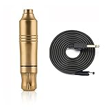 YXBDN Professionelle Tattoo Maschinenstift Kit Rotary Tattoo Stift mit Kassettennadeln Make-up Tattoo Machine Set (Color : Gold)