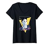 Damen Doctor Who 80s Tenant Nagel Light T-Shirt mit V