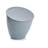 XYECPRG Badezimmer-Bin, Mini Abfalleimer Desktop-Papierkorb mit Deckel Desktop Storage Box for Home Office-Bett Room Garbage Box Aufbewahrungsbox (Color : Grey)