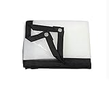 JHNEA Transparent Gewebeplane mit Ösen, Leichtgewichtiger Polyethylen 5 Mil Allzweckplane Wasserdichter Schutzplane Holzplane Wetterschutzplane für Autoboot-Brennholz,Transparent_3x6m/9x18