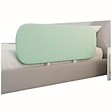 LIQICAI Kleinkind Bettgitter Wache, Zusammenklappbar Bett Zaun, Reisen Kinderbett Anti-Fall Leitplanke zum Kinderbetten Doppelbett Kingsize-Betten (Color : Green)