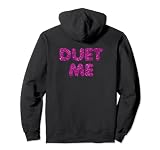 Funny Duet Me Tik Toker Social Media Meme Lila Glitter Pullover H
