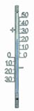 TFA Dostmann Analoges Außenthermometer, aus Metall, wetterfest, freistehende Gradzahlen,L 100 x B 17 x H 428