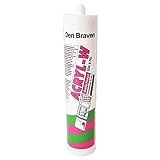 310ml Acryl-W Den Braven Universal Dichtstoff für Fugen Maleracryl für den Innen und Außenb