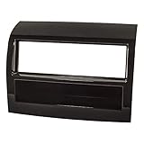 tomzz Audio 2414-100 Radioblende 1-DIN kompatibel mit FIAT Ducato Peugeot Boxer Citroen Jumper Piano Lack schwarz Modelle mit Multimedia R