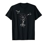 Wikinger Nordische Mythologie I Yggdrasil Odins Raben T-S