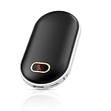 LONZOTH 9800mAh Handwärmer, USB Wiederaufladbar Elektrische Tragbare Taschenwärmer Power Bank mit 3-Ports, Lang Anhaltende Hitze, Geschenk für Frauen Kinder Mann Outdoor-Sp