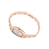 VILLCASE Edle einfache Uhr Elegante Frau Quarz Armbanduhr personalisierte Uhr ( Golden White- Faced )