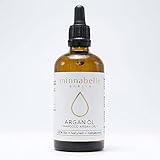 BIO Arganöl 100ml für Haare, Haut & Gesicht, Argan Oil, Argan Öl 100% rein & kaltgepresst original aus Marokko, Anti-Falten Anti-Aging Serum, nur frische Argannüsse aus zertifiziert biologischem Anb