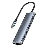 MERIGLARE 9 in 1 USB C Hub mit 4K HDMI & TF Kartenleser 3,5 Mm Audio für Laptop