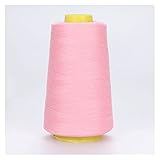 WQZCW Nähgarn 3000 Yards Länge Nähfaden 40s / 2-Gewinde Polyestergewinde Multicolor Spool Nähzubehör Nähmaschine Threads stark und robust (Color : Pink)