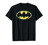 Batman Classic Logo Distressed T-S