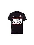 FC Bayern München Kinder T-Shirt Triple 2020 schwarz, 176