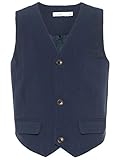 NAME IT Jungen Nkmingemann Waistcoat Noos Anzugweste, Dark Sapphire, 110 EU