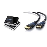 PureLink CSW110 Wireless HD Extender Set für HDMI mit Full-HD 1080p, 3D Kabellos, unkomprimiert, Reichweite max. 30m, schwarz & CSL - 0,5m HDMI Kabel 2.0a 2.0b - Ultra HD 4k 60Hz, schw