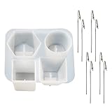 Tischkartenhalter Harzformen 3D-Bilder Memo-Clip Silikon Epoxidform Gießform für DIY Handwerk Geschenk Klar Einzigartige Weihnachten Silikonformen für Epoxidharz für Kartenhalter 3D fü