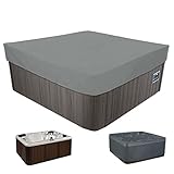 GXUYN Whirlpool-Abdeckung Freien 210D Wasserfest Schwimmbecken Abdeckung Wetterfest Staubdichte UV-Beständige Protector-Spa,231 * 231 * 30