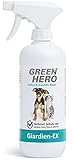 Green Hero Giardien-Ex schützt Haustiere wie Hund und Katze zuverlässig vor Giardien, Bakterien, Viren und Pilzen 500ml Spray dermatologisch getestet zur Desinfektion von Tieren und der Umgebung