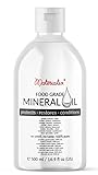 Materialix Mineralöl in Lebensmittelqualität (500ml) - für Produkte wie Holz, Bambus, Stein, Schiefer, DYI-Kosmetik, Balsame, Cremes, Lotionen, Haarpflege, Badeprodukte, Salben eig