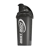 Best Body Nutrition Eiweiß Shaker - Black Steel - Protein Shaker - BPA frei - 700
