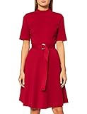 HUGO Damen Darfia Formales Kleid, Dark Red601, M