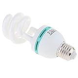 Baoblaze E27 Reptile Amphibian Small Pet Habitat Beleuchtung UVB 5.0 Lampe Heat Light 13W