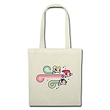 Spreadshirt Powerpuff Girls Retro Vintage Stoffbeutel, N