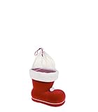 Idena 8550017 - Nikolausstiefel, Rot, Nikolaus, zum Befüllen, Geschenk, Verpackung, W