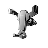QWERT Handyhalterung Universal Air Vent Handyhalterung Fürs Auto Handyhalter Handy Halterung Stabil & Langlebig Einfache Einhandbedienung Voller Silikonschutz Kompatibel mit Smartphone (Schwarz)
