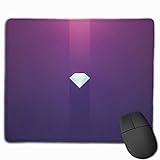 Rechteck Mauspad farbige Diamanten Durchmesser Gaming Computer Laptop Mousepad Mousepad mit genähter Kante Gummibasis, rutschfest bequem langlebig, wasserdichte M