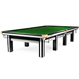 Buckshot Snookertisch 12ft - 370x195cm Cambridge Billardtisch Schwarz/Weiß - Grünes Tuch 12 fuß - 40 mm Schieferplatte - 990KG