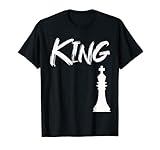 King Chess Board Tee Game Humor Set Spieler Schach Männer Frauen T-S