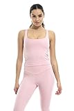 Shambhala Barcelona Michi Tank/T-Shirt, ärmellos, aus recyceltem Polyester, für Damen, Rosa, extra groß