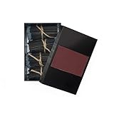 Infinity Boxes Streichholz-Box, schwarz, 403-tlg, Schwarze Streichhölzer dunkelgrauer Kop