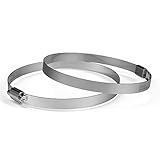 AC Infinity Edelstahl Rohrschellen 4 Zoll (2 Stück) für Leitung, Heizung, Kühlung, Auspuff, Belüftung