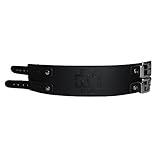 Rammstein Leder Armband Logo schwarz, Offizielles Band M