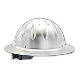 YZJJ Aluminiumhelm, Arbeitshelm Einstellbarer Schutzhelm - Bauhelm mit 4-Punkt Gurtband, Bauarbeiterhelm mit verstellbarem Helm, Bauhelm Aluminium H